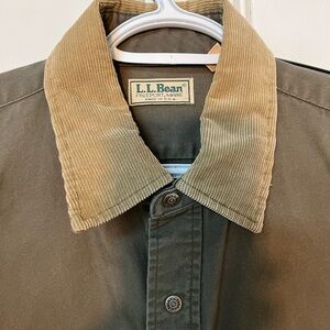 L.L. Bean RARE Men's Olive Green Overshirt